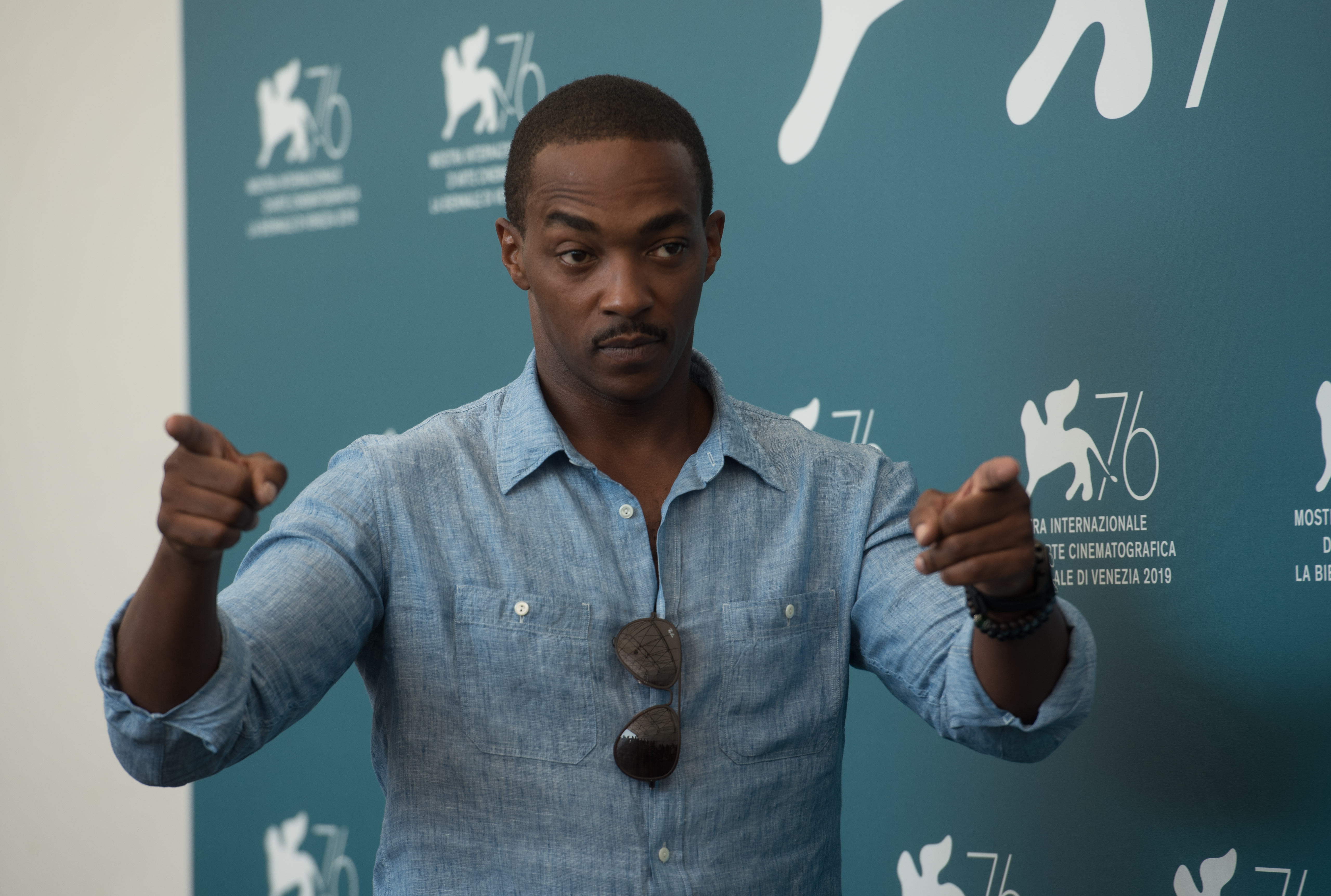 — italie venise cinema 76th mostra del cinema 31 08 2019 seberg anthony mackie